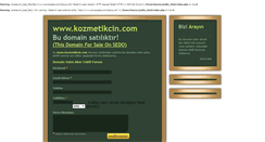 Desktop Screenshot of kozmetikcin.com
