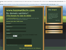Tablet Screenshot of kozmetikcin.com